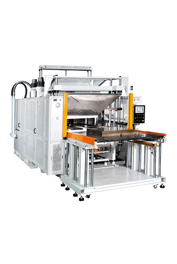 Vacuum Type Rubber Compression Molding Machine(Two-stages Shuttle, Three-sides Access)